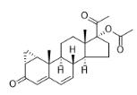 17-Hydroxy-1a,2a-methylenepregna-4,6-diene-3,20-dione acetate_2701-50-0