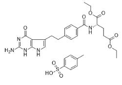 Diethyl 2-(4-(2-(2-amino-4-oxo-4,7-dihydro-1H-pyrrolo[2,3-d]pyrimidin-5-yl)ethyl)benzamido_165049-28-5