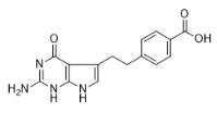 4-[2-(2-氨基-4,7-二氢-4-氧代-3H-吡咯并[2,3]嘧啶-5-基)乙基]苯甲酸对照品_137281-39-1