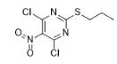 4,6-二氯-5-硝基-2-丙硫基嘧啶对照品_145783-14-8