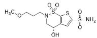 4-Hydroxy-2-(3-methoxypropyl)-3,4-dihydro-2H-thieno[3,2-e][1,2]thiazine-6-sulfonamide 1,1-_154127-42-1