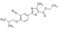 2-(3-氰基-4-异丁氧基苯基)-4-甲基噻唑-5-甲酸乙酯对照品_160844-75-7