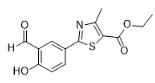 2-(3-醛基-4-羟基苯基)-4-甲基噻唑-5-羧酸乙酯对照品_161798-01-2