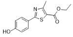 2-(4-羟基苯基)-4-甲基噻唑-5-羧酸乙酯对照品_161797-99-5