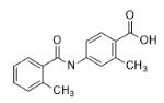 2-甲基-4-(2-甲基苯甲酰氨基)苯甲酸对照品_317374-08-6