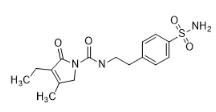 4-[2-(3-乙基-4-甲基-2-氧代-3-吡咯啉-1-甲酰胺基)乙基]-苯磺酰胺对照品_119018-29-0