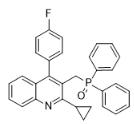 2-环丙基-3-二苯基氧膦甲基-4-(4-氟苯基)-喹啉对照品_146578-99-6