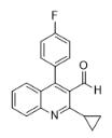 2-环丙基-4-(4-氟苯基)喹啉-3-甲醛对照品_121660-37-5