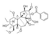 14-苯甲酰-8-O-甲基乌头碱对照品_93772-68-0