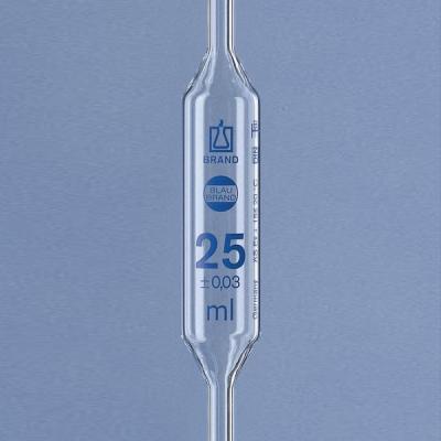 Brand普兰德 胖肚移液管单刻度 BLAUBRAND® AS级 0.5ml （29701）