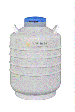 成都金凤贮存型液氮生物容器（中）YDS-30-90，含六个276MM高的提筒
