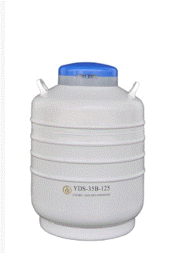 成都金凤运输型液氮生物容器YDS-35B-125，含六个四层(每层放5*5冻存盒)方形提筒