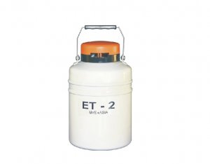 成都金凤畜牧专用液氮生物容器ET-2,含三个120MM高的提筒