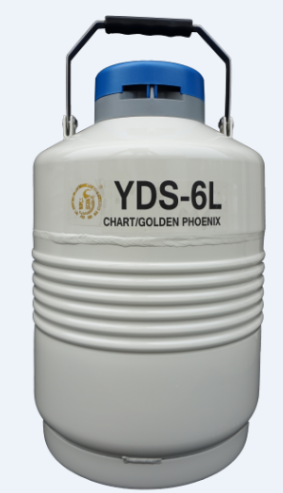 成都金凤液氮生物容器YDS-6L,不含提筒和颈口保护圈