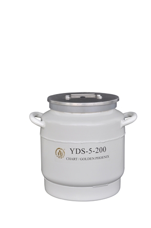 成都金凤大口径液氮生物容器（小）YDS-5-200,不含提筒